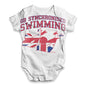 GB Synchronised Swimming Baby Unisex ALL-OVER PRINT Baby Grow Bodysuit