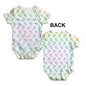 Mini Astronauts Pattern Baby Unisex ALL-OVER PRINT Baby Grow Bodysuit