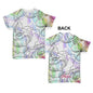 Rainbow Flower Outlines Baby Toddler ALL-OVER PRINT Baby T-shirt