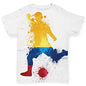 Football Soccer Silhouette Colombia Baby Toddler ALL-OVER PRINT Baby T-shirt