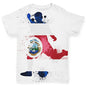 Football Soccer Silhouette Costa Rica Baby Toddler ALL-OVER PRINT Baby T-shirt