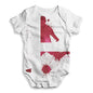 Football Soccer Silhouette Denmark Baby Unisex ALL-OVER PRINT Baby Grow Bodysuit