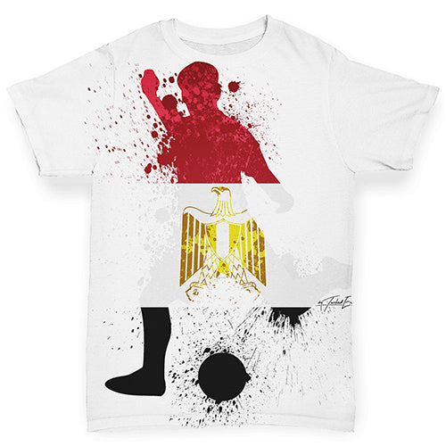 Football Soccer Silhouette Egypt Baby Toddler ALL-OVER PRINT Baby T-shirt