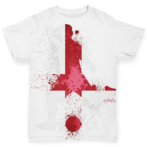 Football Soccer Silhouette England Baby Toddler ALL-OVER PRINT Baby T-shirt