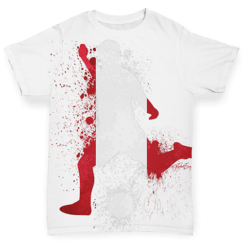 Football Soccer Silhouette Peru Baby Toddler ALL-OVER PRINT Baby T-shirt