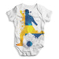 Football Soccer Silhouette Sweden Baby Unisex ALL-OVER PRINT Baby Grow Bodysuit
