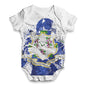 Connecticut American Football Player Baby Unisex ALL-OVER PRINT Baby Grow Bodysuit