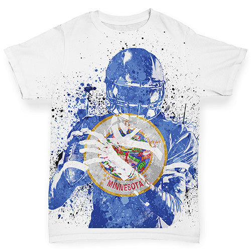 Minnesota American Football Player Baby Toddler ALL-OVER PRINT Baby T-shirt