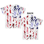 USA Badminton Silhouette Baby Toddler ALL-OVER PRINT Baby T-shirt