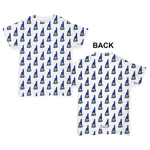 New Hampshire USA States Pattern Baby Toddler ALL-OVER PRINT Baby T-shirt