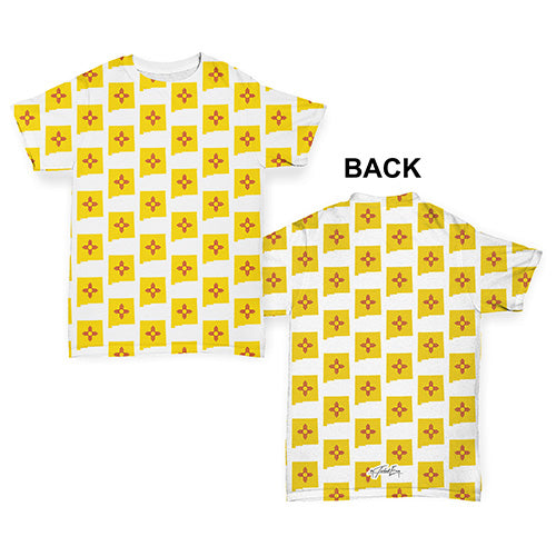 New Mexico USA States Pattern Baby Toddler ALL-OVER PRINT Baby T-shirt
