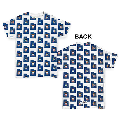Utah USA States Pattern Baby Toddler ALL-OVER PRINT Baby T-shirt