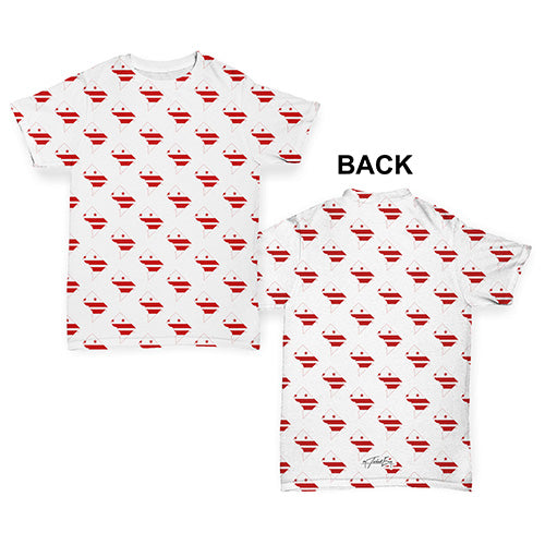 Washington DC USA States Pattern Baby Toddler ALL-OVER PRINT Baby T-shirt