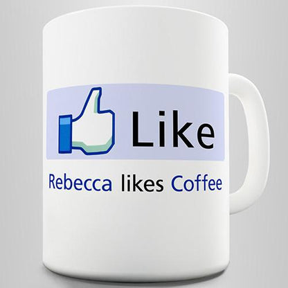 Facebook Coffee Lover Personalised Mug