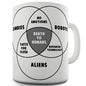 Zombie Venn Diagram Novelty Mug