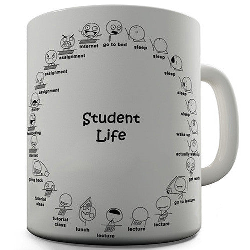 Student Life Novelty Mug