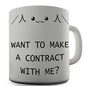 Emoji Contract Novelty Mug