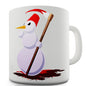 Evil Snowman Novelty Mug
