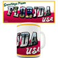 Greetings From Florida Novelty Mug