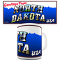Greetings From North Dakota Novelty Mug