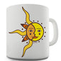 Artsy Sun Face Novelty Mug