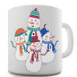 Dancing Snowmen Novelty Mug