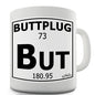 Periodic Table Of Swearing Buttplug Novelty Mug