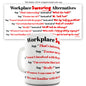 Workplace Swearing Alternatives Novelty Mug