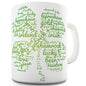 Shamrock St Patrick's Day Lucky Beer Gold Rainbow Novelty Mug