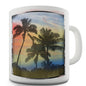 Sunset Palm Trees Funny Mug