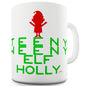 Personalised Teeny Weeny Elf Ceramic Mug