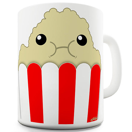 Cute Cartoon Popcorn Ceramic Mug