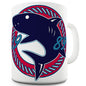 Personalised Nautical Shark Ceramic Mug