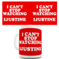 I Can't Stop Watching iJustine Ceramic Mug