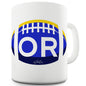 OR Oregon Football Ceramic Funny Mug