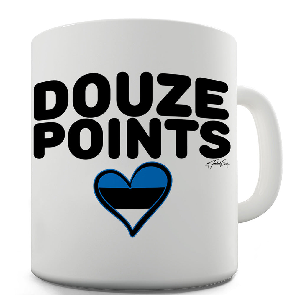 Douze Points Estonia Funny Mugs For Men Rude