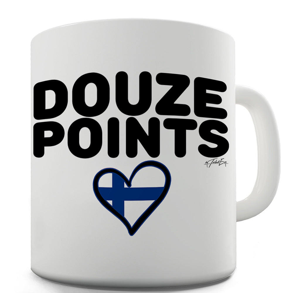 Douze Points Finland Ceramic Novelty Mug