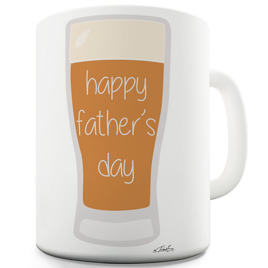 Happy Father's Day Beer Mug - Unique Coffee Mug, Coffee Cup
