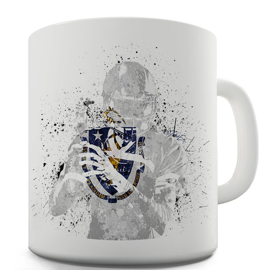 Massachusetts American Football Player Funny Mugs For Men Rude