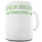 Life Is Short Cat Funny Mugs For Coworkers