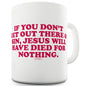 Get Out There And Sin Funny Mugs For Women