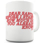 Santa How Much Do You Know Funny Mugs For Work