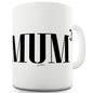 Mum Cubed Ceramic Novelty Gift Mug
