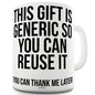Reuseable Gift Ceramic Mug Slogan Funny Cup