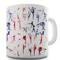 USA Rhythmic Gymnastics Collage Ceramic Tea Mug